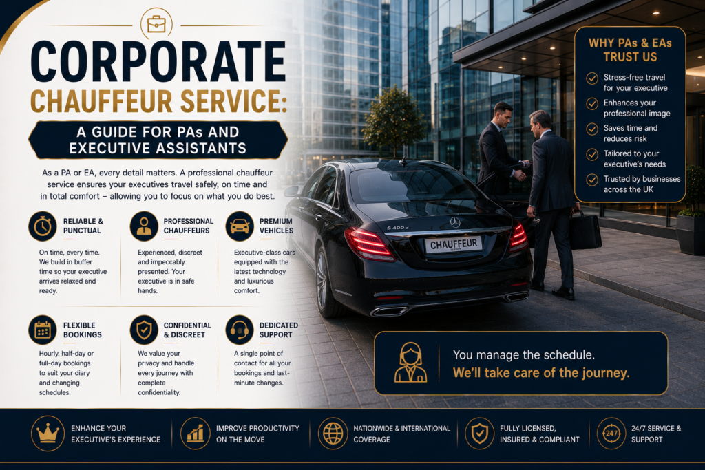 Corporate Chauffeur Service A Guide for PAs and Executive Assistants