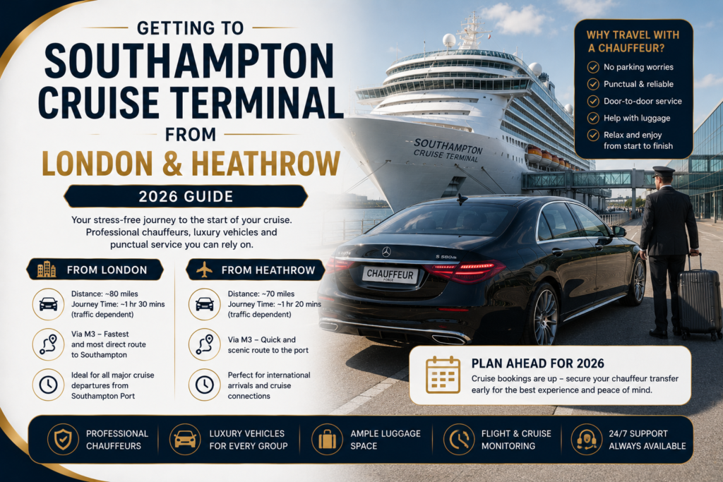 Getting to Southampton Cruise Terminal from London & Heathrow 2026 Guide