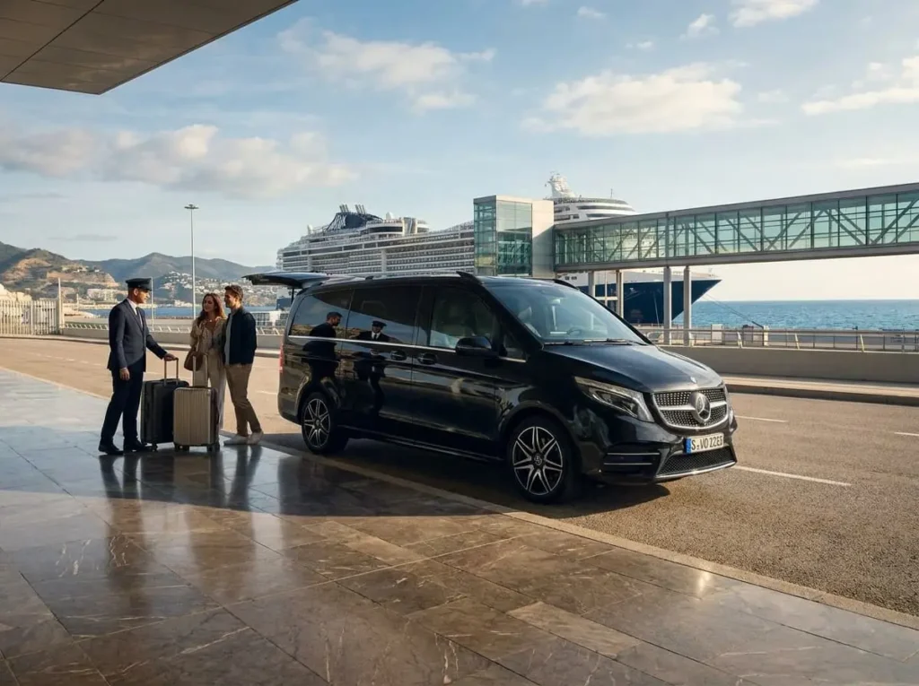 Private chauffeur cruise terminal transfer