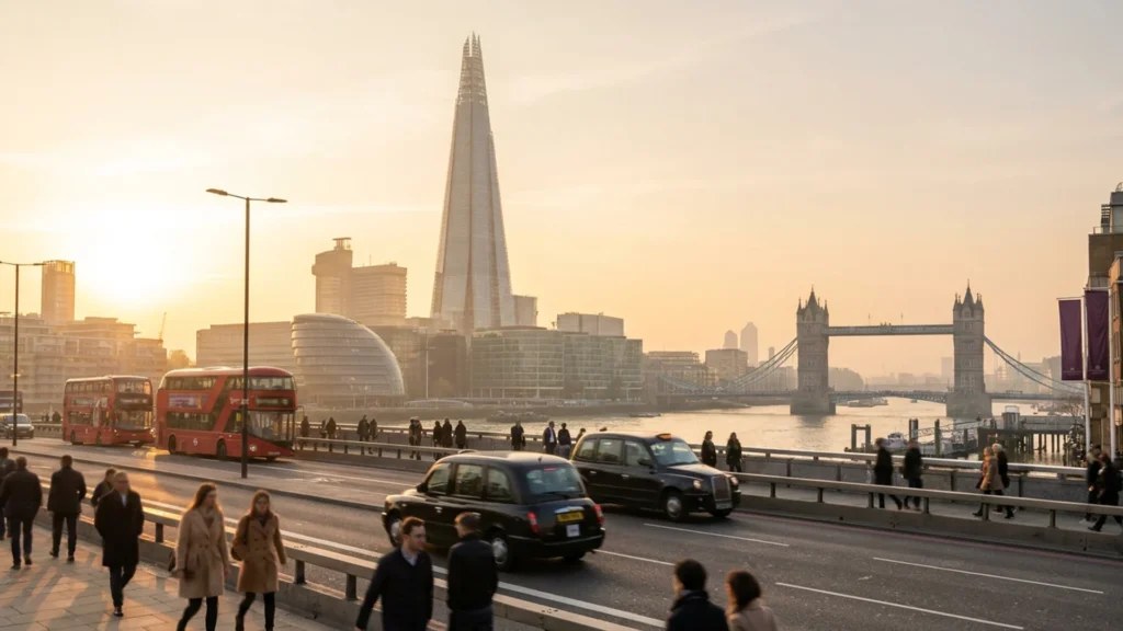 London chauffeur service area