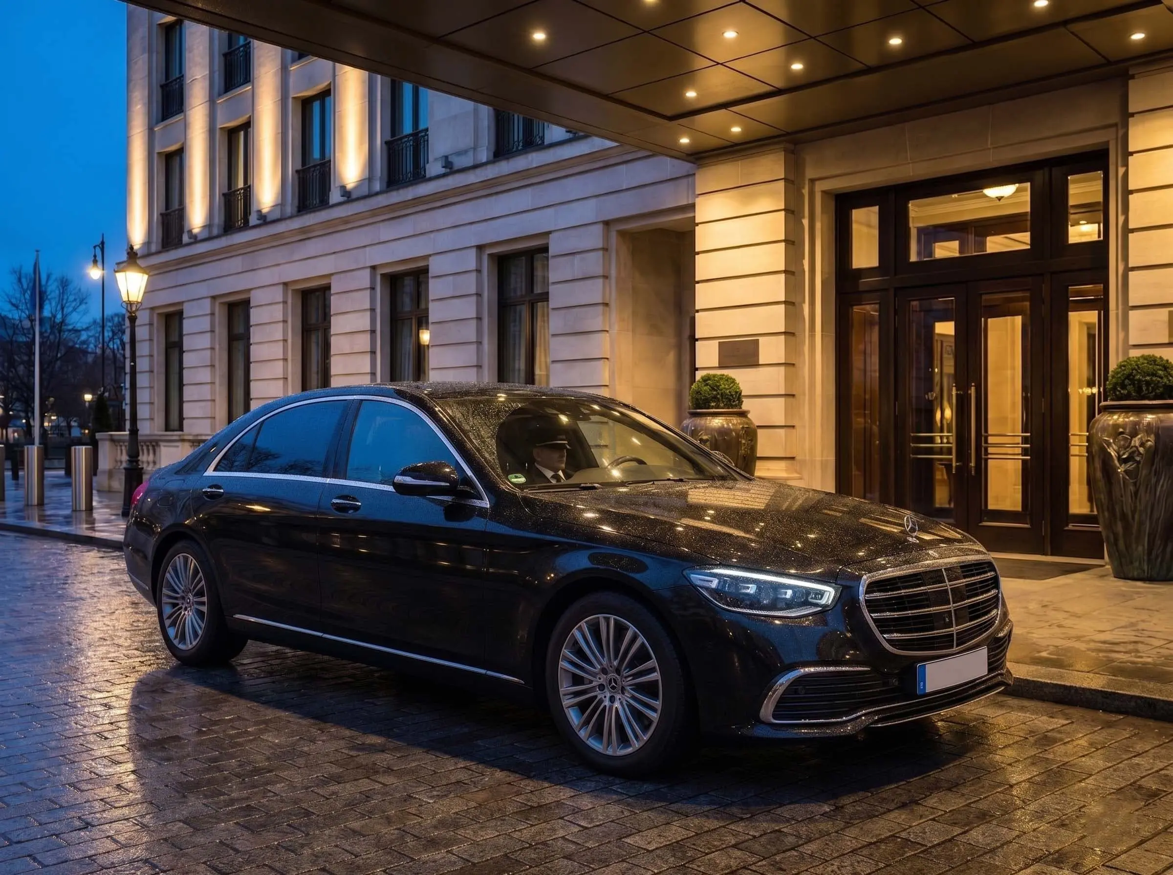 Mercedes-Benz S-Class luxury chauffeur interior
