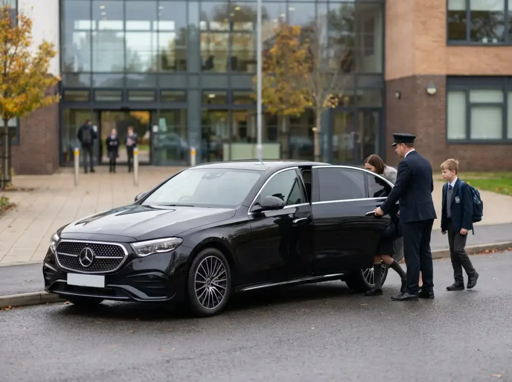 Professional chauffeur school run service