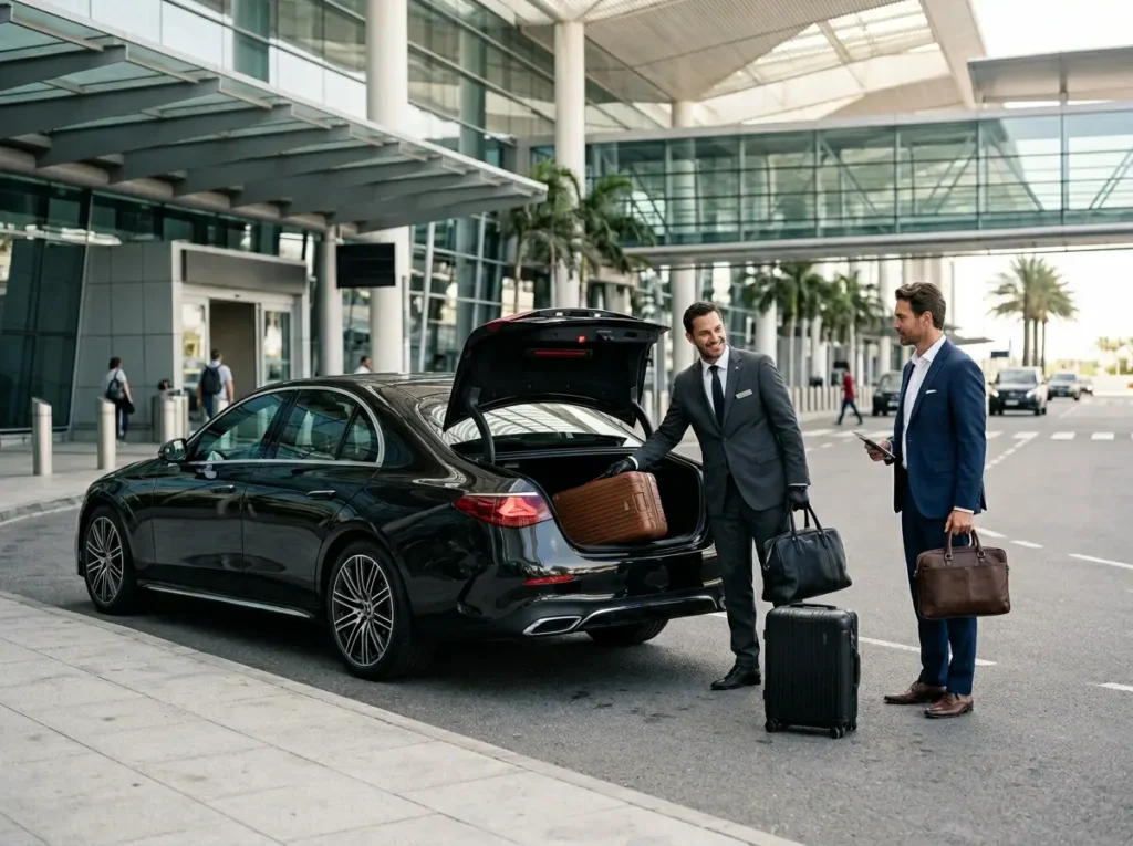 Luxury airport transfer chauffeur service